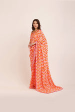Load image into Gallery viewer, ORANGE BLISS SAREE