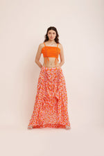 Load image into Gallery viewer, ORANGE BLISS SKIRT