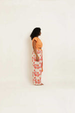 Load image into Gallery viewer, PINK ROSE LACE PANTS