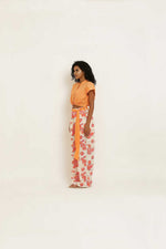 Load image into Gallery viewer, PINK ROSE LACE PANTS