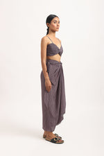 Load image into Gallery viewer, CHEVRON WRAPOVER SKIRT SET