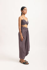 Load image into Gallery viewer, CHEVRON WRAPOVER SKIRT SET