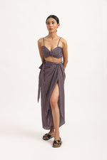 Load image into Gallery viewer, CHEVRON WRAPOVER SKIRT SET