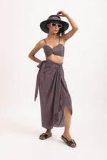 Load image into Gallery viewer, CHEVRON WRAPOVER SKIRT SET
