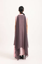 Load image into Gallery viewer, CHEVRON ORGANZA CAPE SET