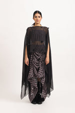 Load image into Gallery viewer, STRIPED GATHERED SKIRT