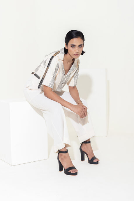 DHOOP CHAON CROPPED JACKET