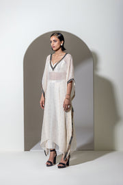 IVORY ORGANZA KAFTAN