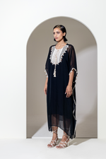 Load image into Gallery viewer, BLACK ORGANZA KAFTAN
