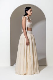 IVORY ORGANZA SKIRT
