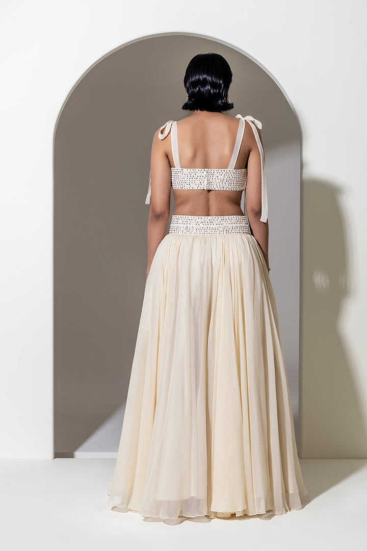 IVORY ORGANZA BRALETTE