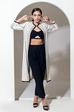 Load image into Gallery viewer, BLACK TAPERED PANTS
