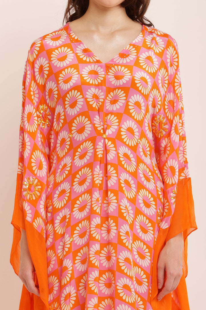 ORANGE BLISS KAFTAN