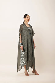 GREEN CAPE KAFTAN
