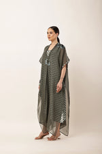 Load image into Gallery viewer, GREEN CAPE KAFTAN