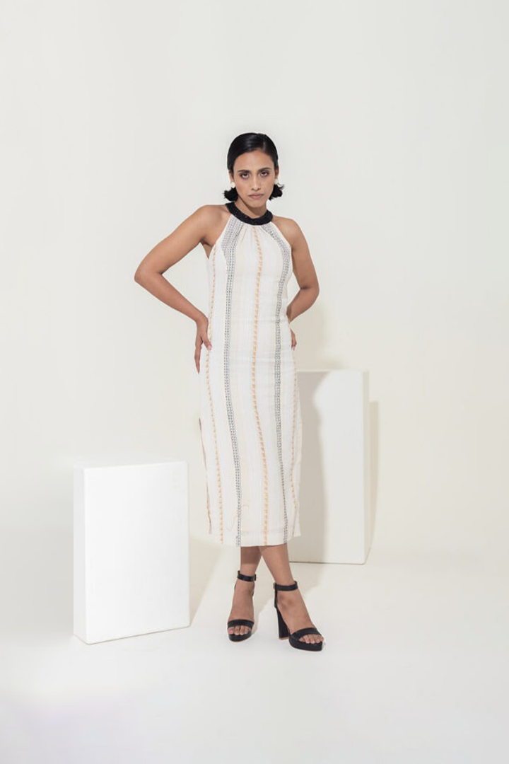 DHOOP CHAON BODY CON DRESS