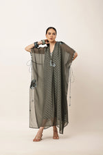 Load image into Gallery viewer, GREEN CAPE KAFTAN