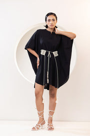 BLACK EMBROIDERED BRALETTE