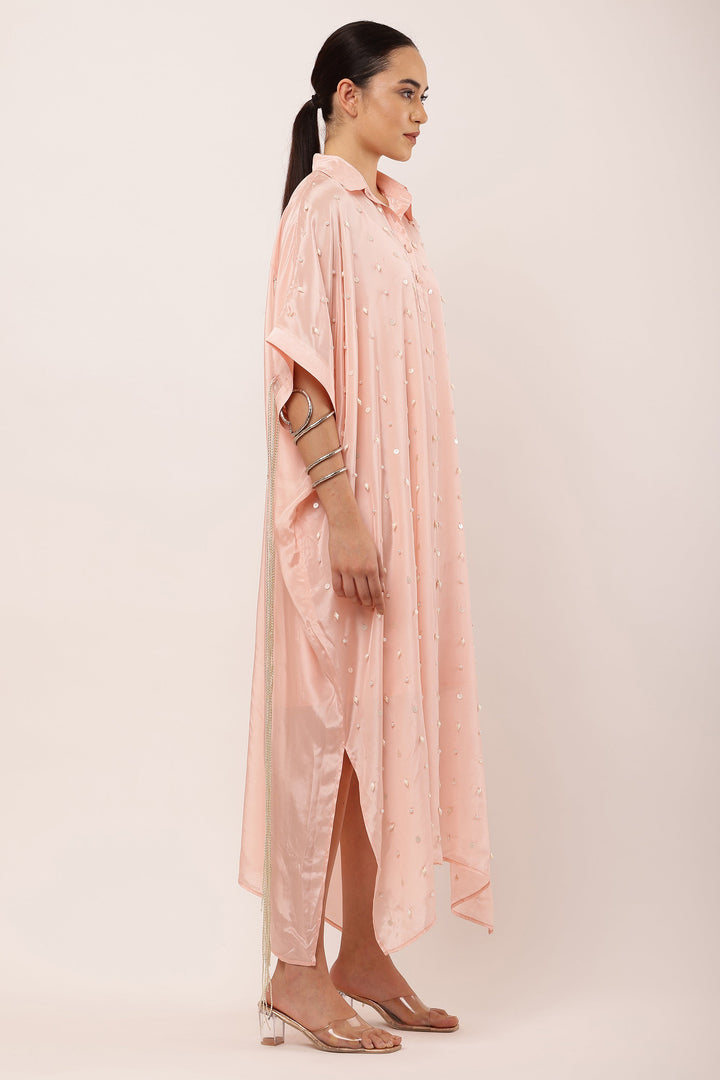 PINK KAFTAN DRESS