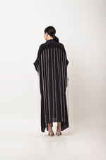 Load image into Gallery viewer, BLACK FRINGE KAFTAN