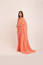 Load image into Gallery viewer, ORANGE BLISS SAREE
