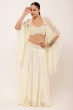 Load image into Gallery viewer, IVORY SKIRT SET
