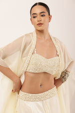 Load image into Gallery viewer, IVORY SKIRT SET
