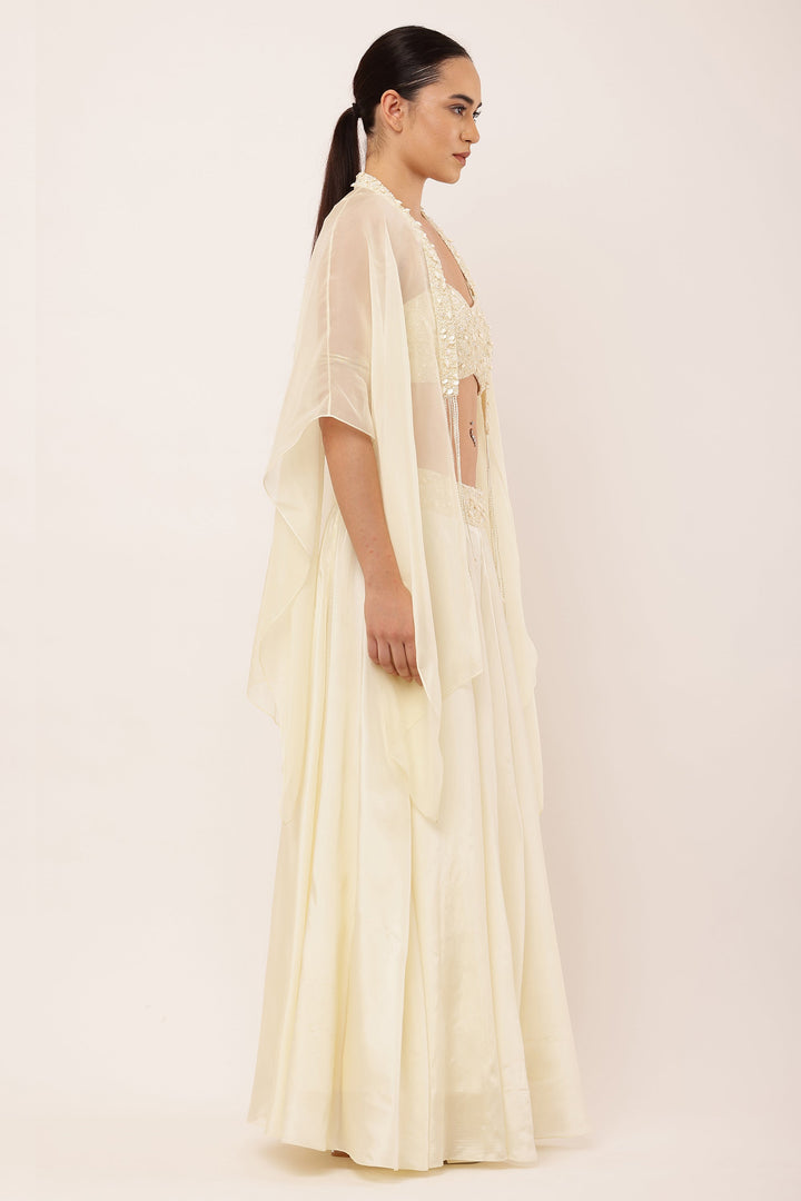 IVORY SKIRT SET