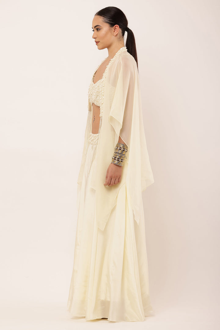 IVORY SKIRT SET