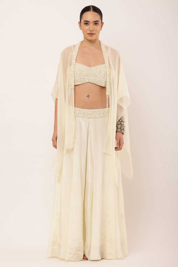 IVORY SKIRT SET