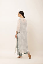 Load image into Gallery viewer, GREEN CHECK KURTA SET
