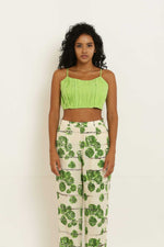 Load image into Gallery viewer, GREEN ROSE CAPE
