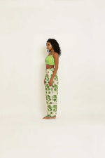 Load image into Gallery viewer, GREEN ROSE PANTS
