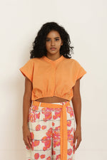 Load image into Gallery viewer, Orange Crop Shirt
