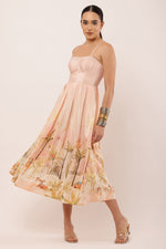 Load image into Gallery viewer, PRINTED PADDED DRESS
