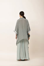 Load image into Gallery viewer, GREEN CHECK FLARED CO-ORD SET
