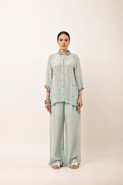 POWDER BLUE EMBROIDERED CO-ORD SET