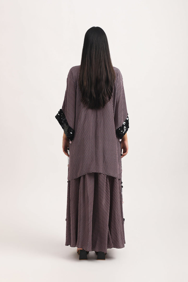 CHEVRON KAFTAN SHIRT