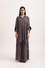 Load image into Gallery viewer, CHEVRON FLARED PANTS
