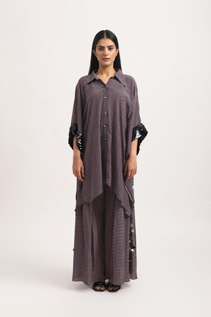 CHEVRON KAFTAN SHIRT