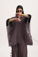 Load image into Gallery viewer, CHEVRON FLARED PANTS
