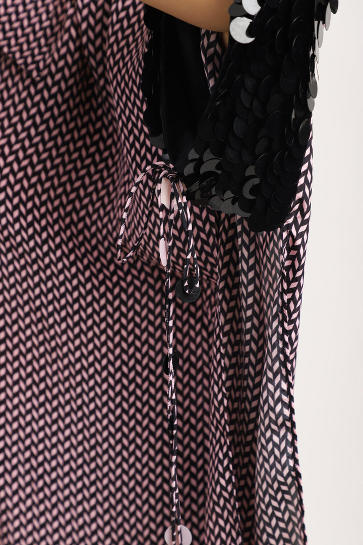CHEVRON KAFTAN SHIRT