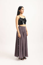Load image into Gallery viewer, BLACK SEQUINS BUSTIER
