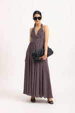Load image into Gallery viewer, CHEVRON HALTER DRESS
