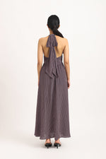 Load image into Gallery viewer, CHEVRON HALTER DRESS
