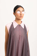 Load image into Gallery viewer, CHEVRON ORGANZA CAPE SET
