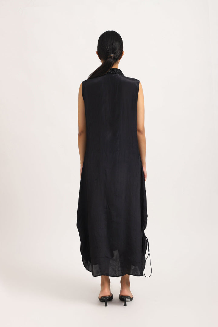 BLACK A-LINE DRESS