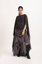 Load image into Gallery viewer, STRIPED GATHERED SKIRT
