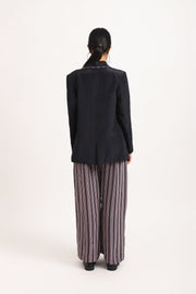 BLACK EMBROIDERED JACKET