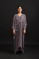 Load image into Gallery viewer, STRIPED EMROIDERED KAFTAN
